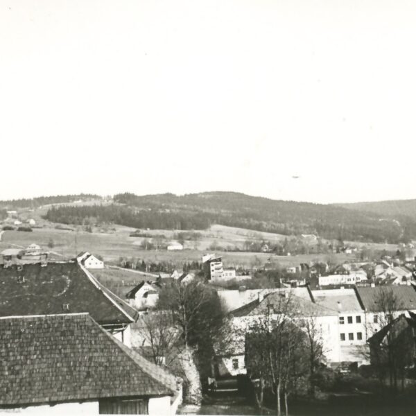 pohled na SVratku z Farského kopce, konec 40.let